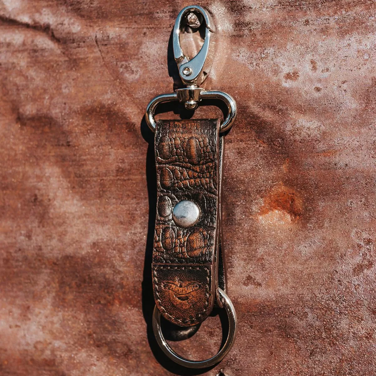 Freebird Stores Key Chain Brown Distressed Fashion