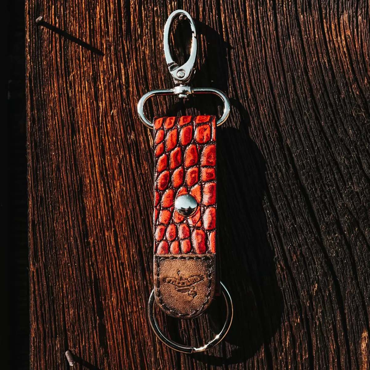 Freebird Stores Key Chain Red Croco Store